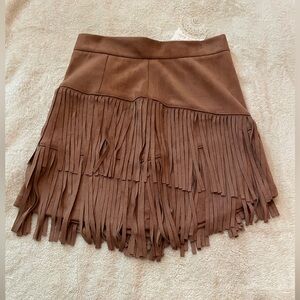 Altar'd State Tan Mini Skirt Size XS. NWT